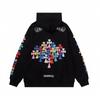 803 CHROME HEARTS Осень-Зима 2026 Новая Классический Стиль Большой Размер Худи с Логотипом, Подходит для Ношения Парами