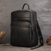 Top-grain Cowhide Backpack Men's Business Communication Large Computer Bag Fashionable and Casual Travel Backpack