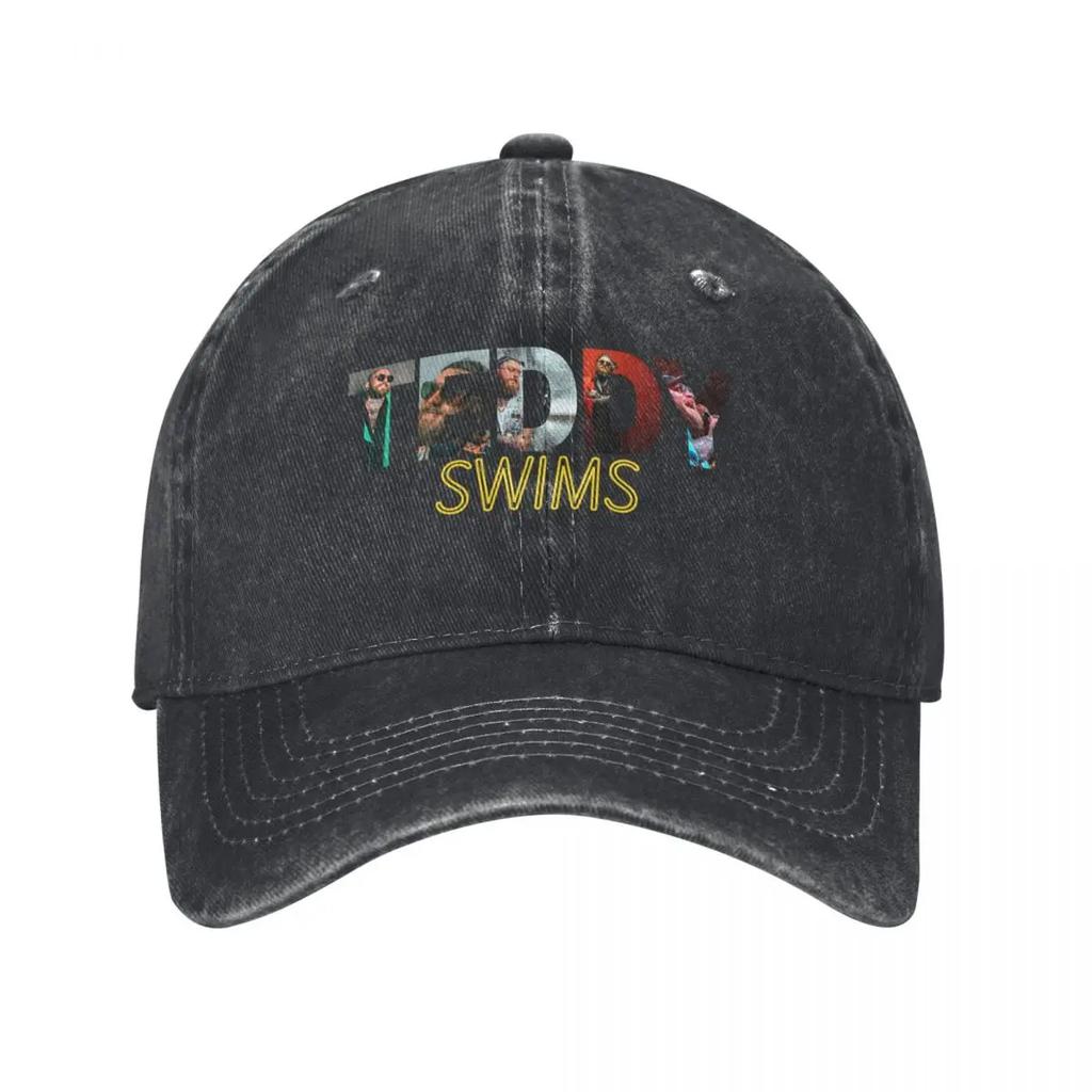 Teddy Swims Essential T Shirt Hoodie Baseball Cap Trucker Hat sun caps Anime Golf Wear Hats Women Unisexs