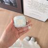The hollowed-out blue Lily AirPods Pro 1 earphone case is compatible with Apple's 1st/1st/1st generation wireless Bluetooth protective cases