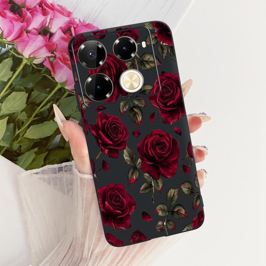 For Infinix Note 40 40X 5G Case X6852 New Butterfly Painted Cover Soft Silicone Case For Infinix Note 40 Pro Plus Note40 X Shell