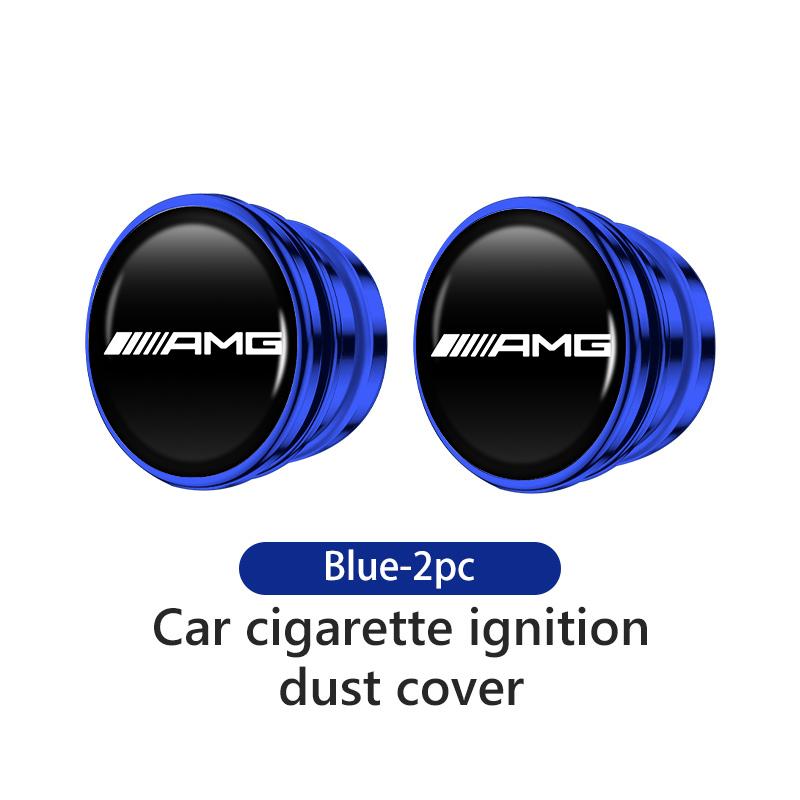 BKS2 Universal Car Cigarette Lighter Dust Proof Cover Cap Accessories For Mercedes Benz AMG A B C E S G Class A180 CLK CLA GLE GLC