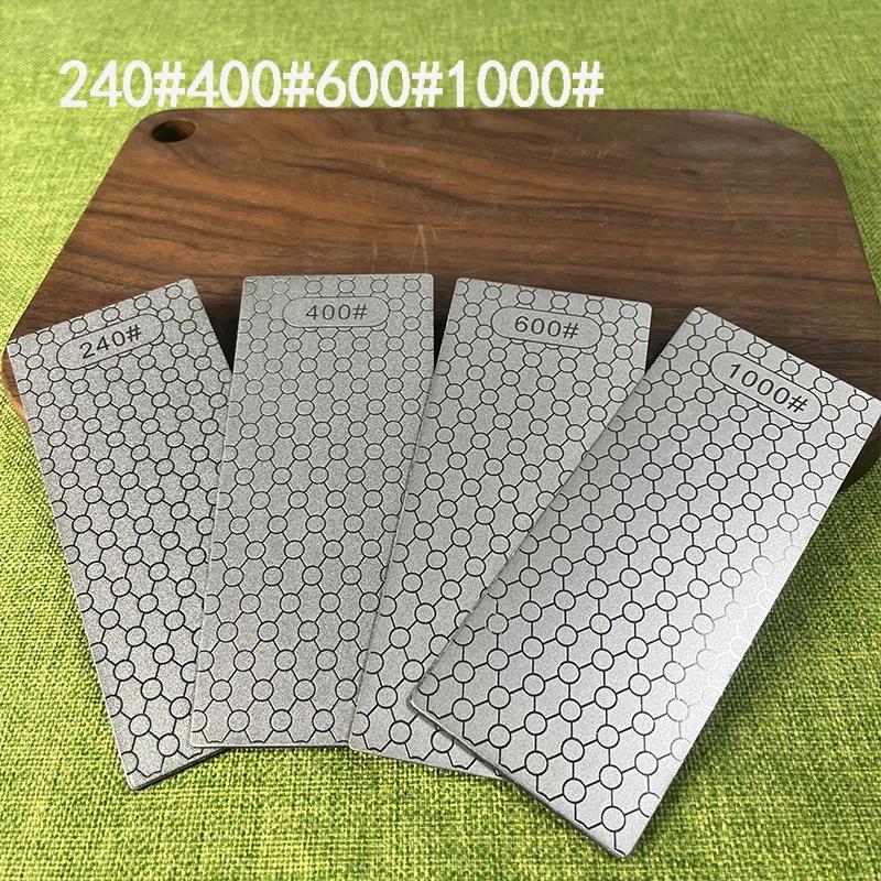 Diamond Sharpening Stone Knife Sharpener 151*63mm Ultra-thin Honeycomb Surface Knife Whetstone Kitchen Grinding Tool