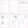 Girl Boy Line Draft Tracing Book Novice Comics Hand Drawn Book Anime Sketch Tutorial Book  Student