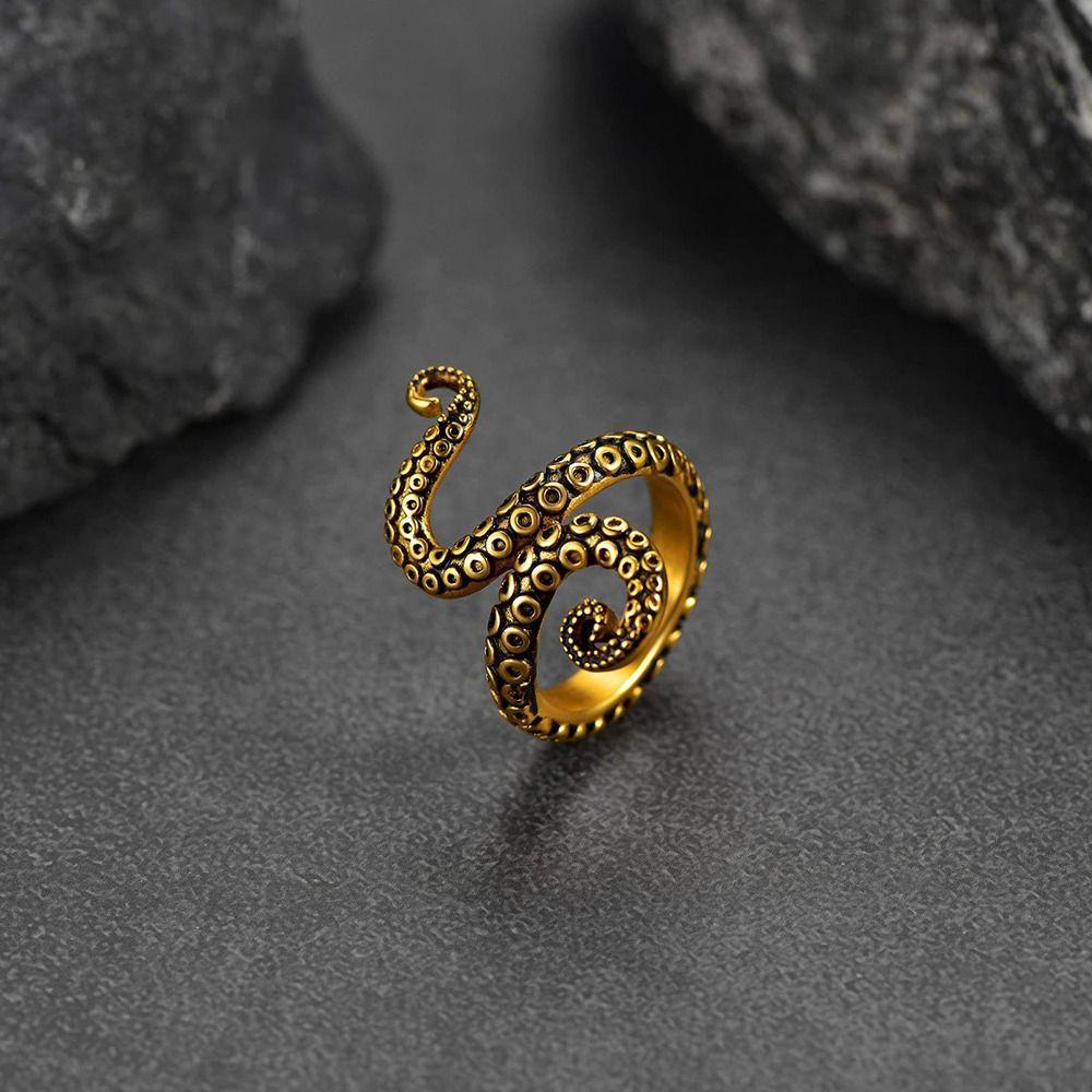 Octopus Opening Thimble Ring Finger Wear Knitting Tools Fashion Ring Sewing Accessories