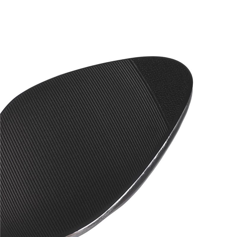 Женские сапоги на высоком каблуке осень и зима новые золотые простые темпераментные толстые каблуки большие размеры средние сапоги