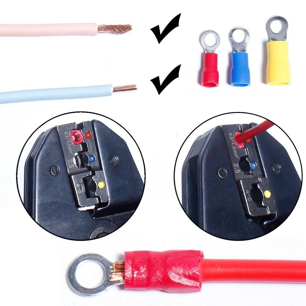 107 шт. изолированный электрический провод сращивание клемм обжимное кольцо соединительный комплект