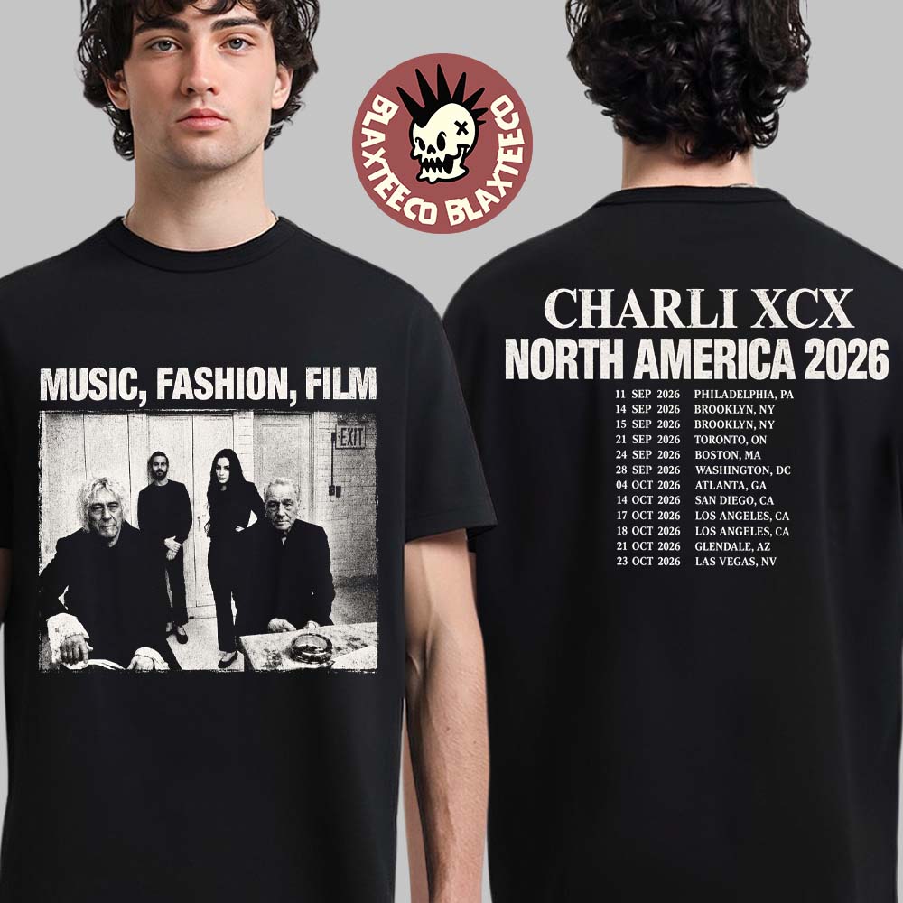 Футболка Charli XCX Музыка Мода Фильм Тур по Северной Америке 2026