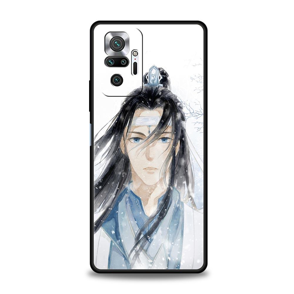 Мягкий чехол для телефона Xiaomi Redmi Note 10 11 9 8 Pro 9S 7 8T 9T 9A 8A 9C K50 K40 игровой чехол MDZS аниме Mo Dao Zu Shi Wei Wuxian