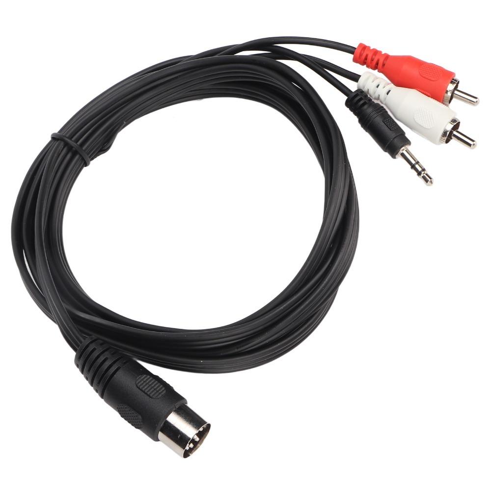 5.9ft DIN 8Pin Male Audio Lead Plug and Play Audio Connection Cable  Home Audio Receiver