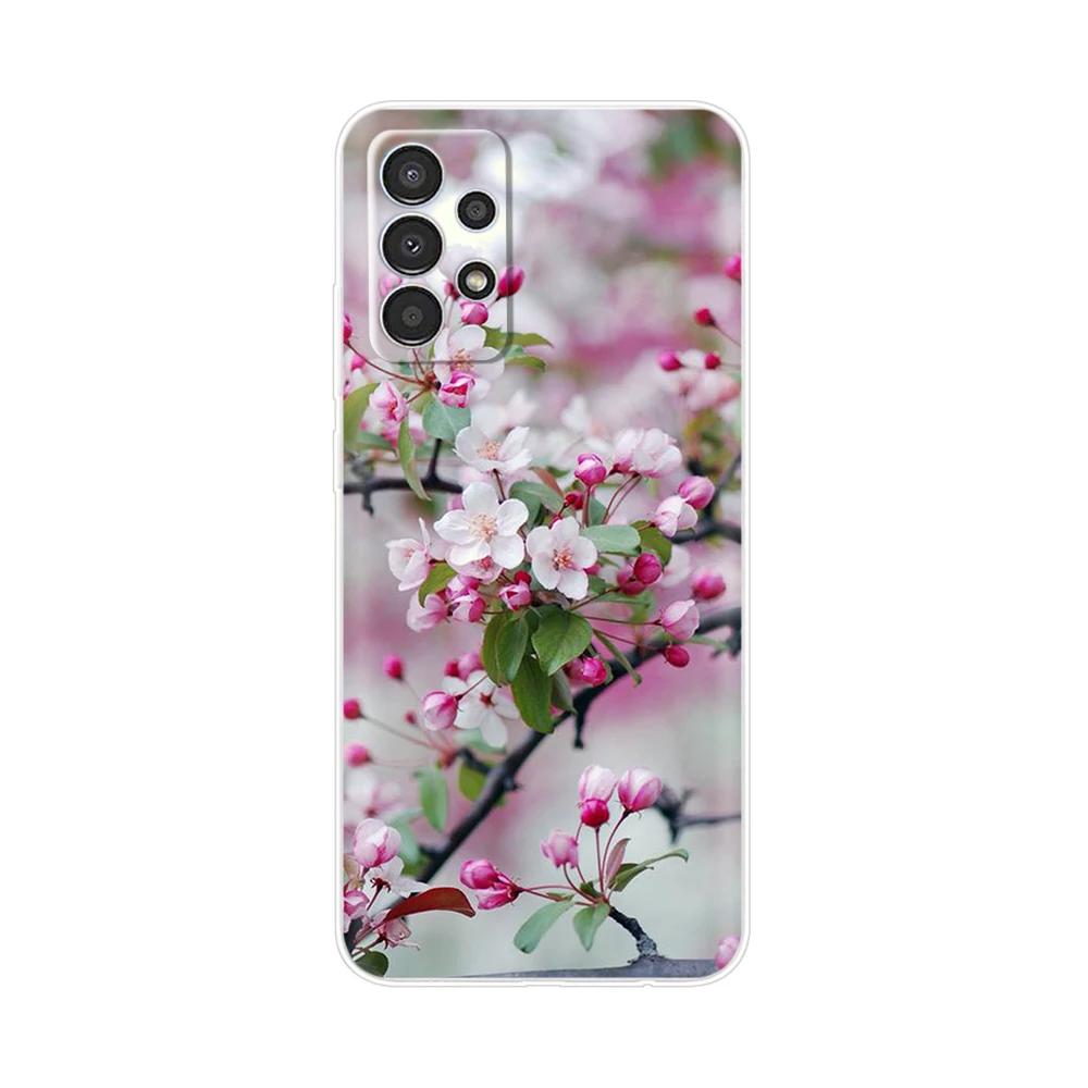 Чехол для Samsung A73 5G Милый мультяшный чехол для телефона для Samsung Galaxy A53 5G Прозрачная мягкая силиконовая задняя крышка для Samsung A33 5G