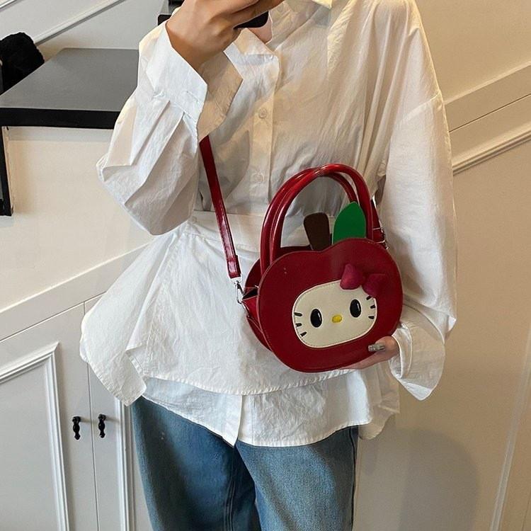 Adorable Sweet Red Design Mini Shoulder Bag For Kid Use Daily