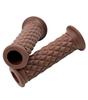 Ручка для велосипеда HTharros 22,2 мм, универсальная, сменная резиновая ручка, детали для украшения, ромбовидный узор, левое и правое проникновение, коричневый цвет