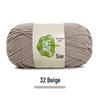 Набор пряжи из 5 нитей combed milk cotton для ручного вязания шарфов, средней толщины, материал для вязания пледов своими руками, вязания крючком.