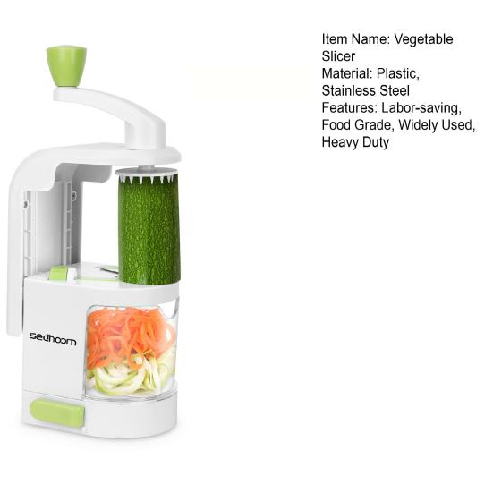 Овощерезка с присоской, пищевая нержавеющая сталь, острое лезвие, резак для огурцов, картофеля, овощей, инструмент для кухни