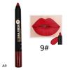 9 Color Matte Nude Lip Makeup Lipstick Pencil Waterproof Long Lasting Matte Liner Pen Lipstick