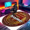Custom Name Personalized football team Print Carpet, Versatile Home Decor Rug, for Playroom, Apartment, Balcony, Entryway, Hallway Gift