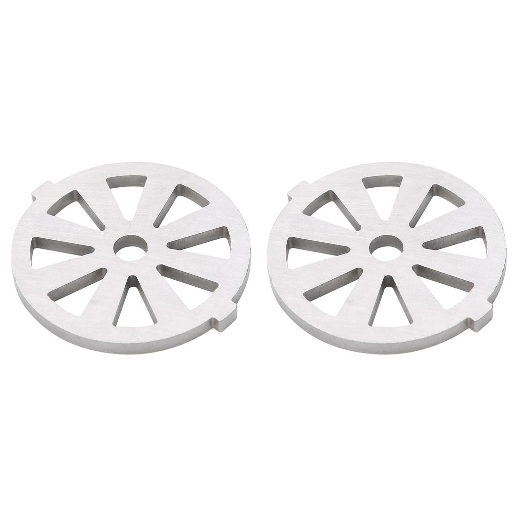 2 шт. Лезвие для мясорубки 304 Нержавеющая сталь Режущая пластина 7 мм 0,3 дюйма ID для мясорубки 5# Тип B