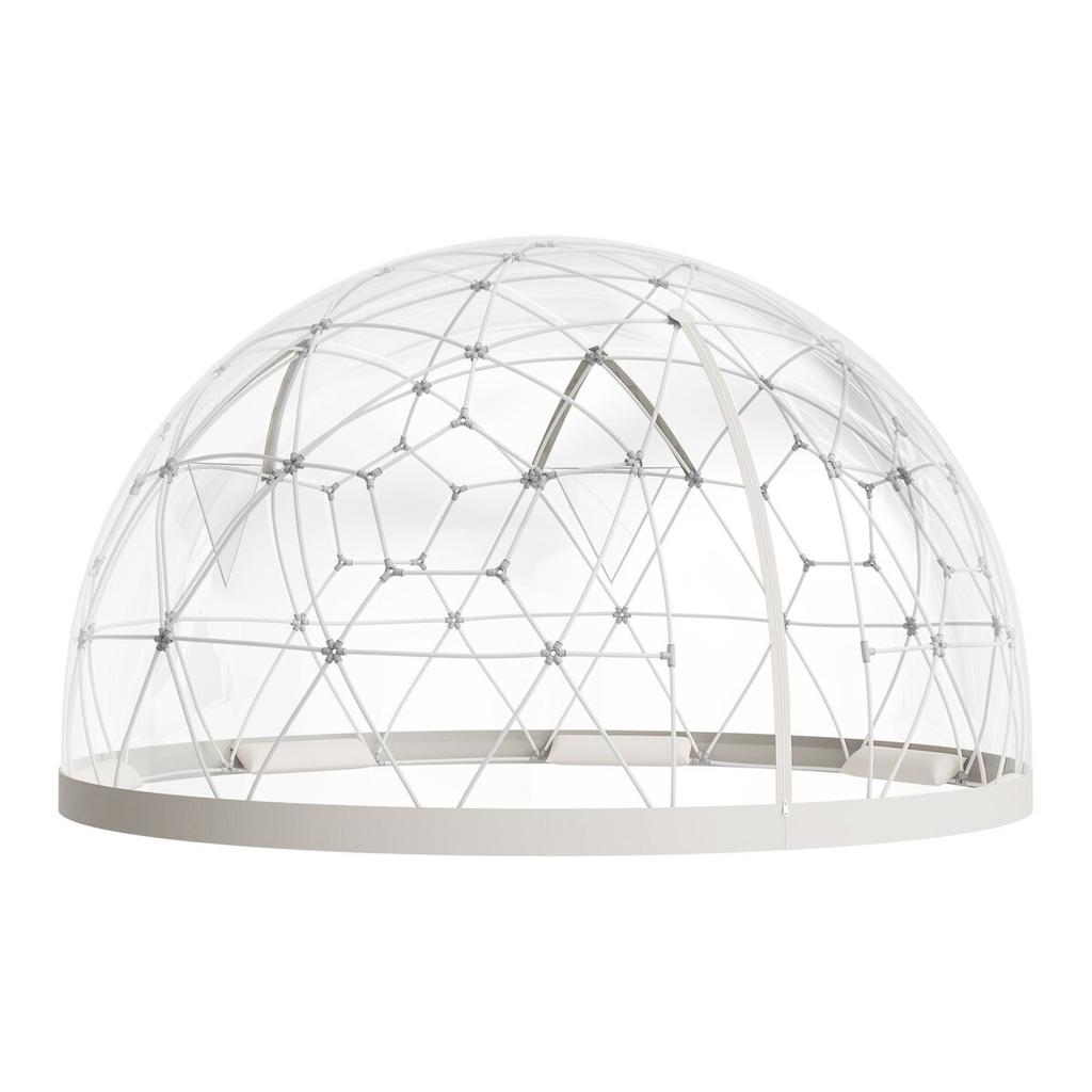 12 x 7.2 ft Garden Bubble Tent for 4-7 Person Outdoor Clear Geodesic Dome