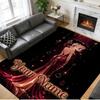 Crystal Velvet Rug Custom Name Text, Soft Non Slip Floor Mat Home DecorBetty Boop