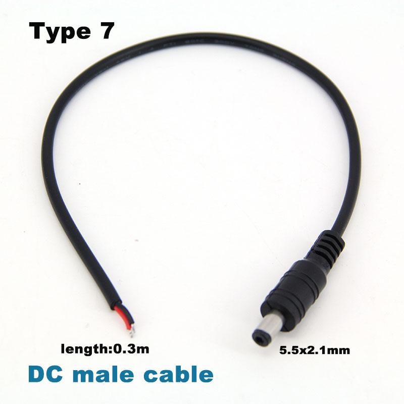5 В 12 В USB 2.0 DC Mirco Male Female Cable Switch Регулируемый блок питания зарядный разъем ремонтный шнур для DC USB Вентилятор охлаждения
