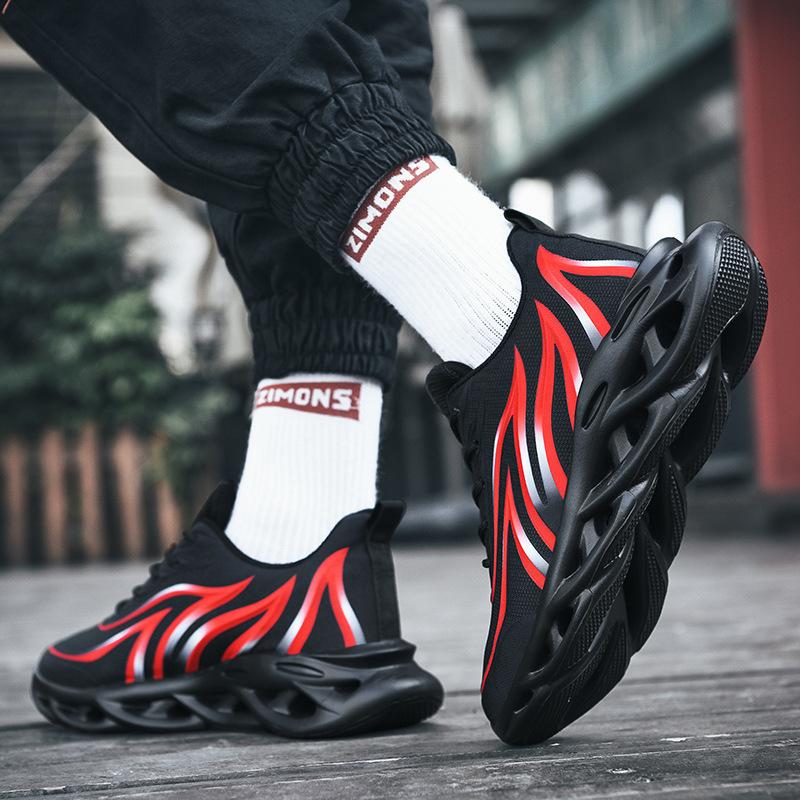 Men's Shoes Blade Edge Fly Weaving Surface Men's Running Shoes Student Versatile Sneakers Trendy Dad Shoes