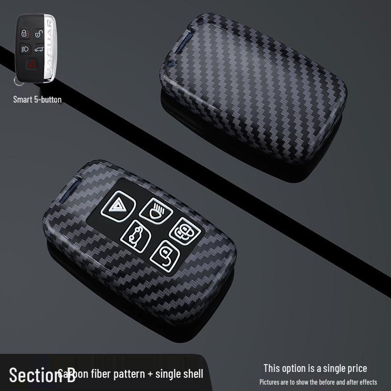Чехлы для ключей, совместимые с Land Rover Discovery Sport, Range Rover Evoque, Velar, Freelander, Defender и Jaguar.