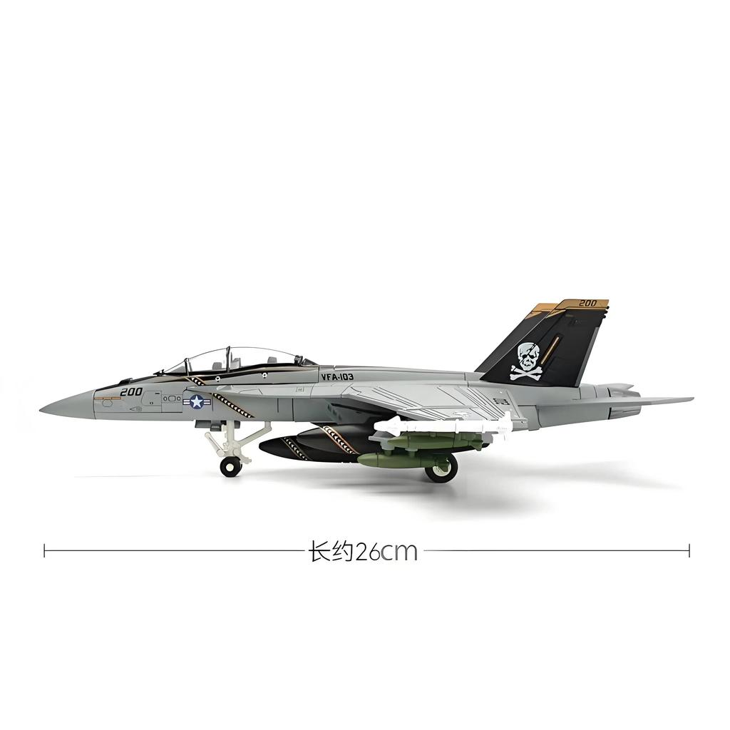 1:Масштабная модель 1:72 F18 F-18 VF103 Grumman Tomcat Super Hornet F/A-18F Истребитель с Пиратским Флагом Самолет ВМС США Военная Модель Игрушка