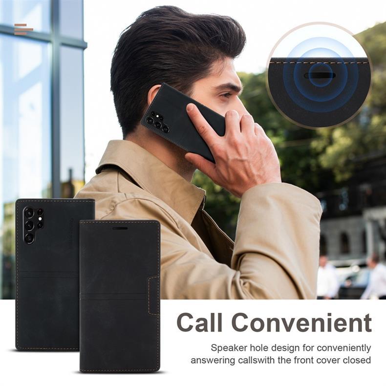 Suitable for Samsung S25Ultra phone case, flip cover A17, skin-feel dreamy magnetic suction S24FE card slot protective case