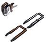 Acoustic Electric Guitar Strap Double Sided Universal Comfortable Stretch Cotton Microfiber Leather