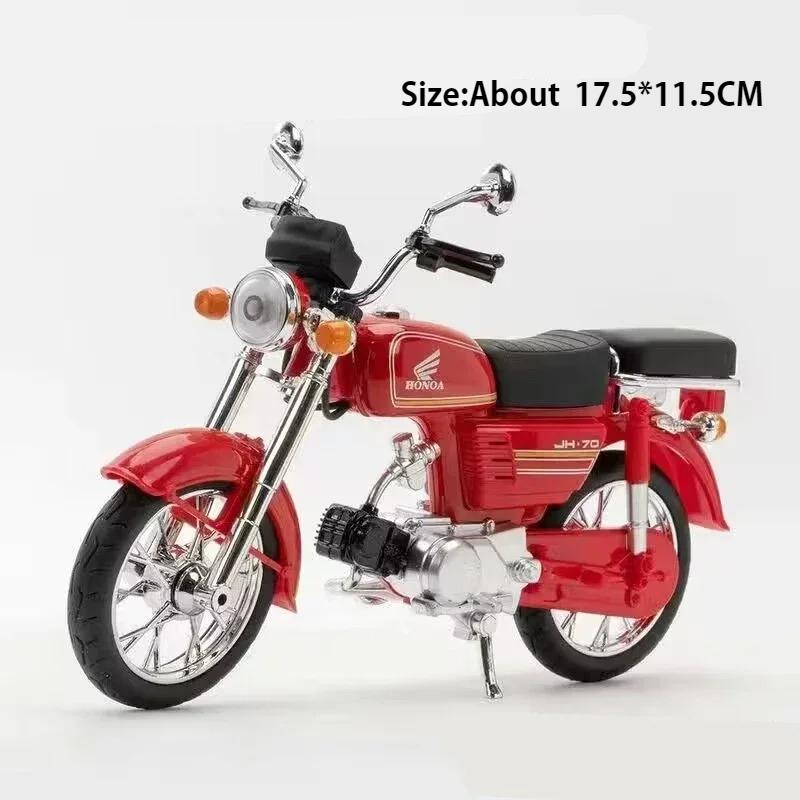 1:12 Моделей Мотоциклов Suzuki GN125 Honda JH-70 Игрушки для Мотоциклов Литой Сплав Машинка Амортизация со Светом Миниатюрный Мотоцикл Подарки для Мальчиков