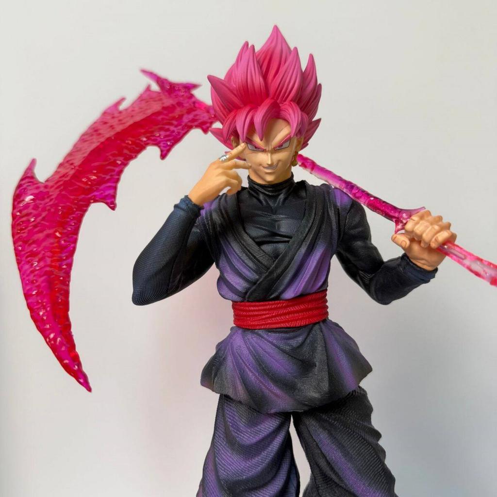 Фигурка Действия Dragon Ball Z Супер Сайян Роуз Гоку Статуэтка Аниме Замасу 37 см ПВХ АБС Модель для Рабочего Стола Украшение Коллекционная Игрушка Подарок