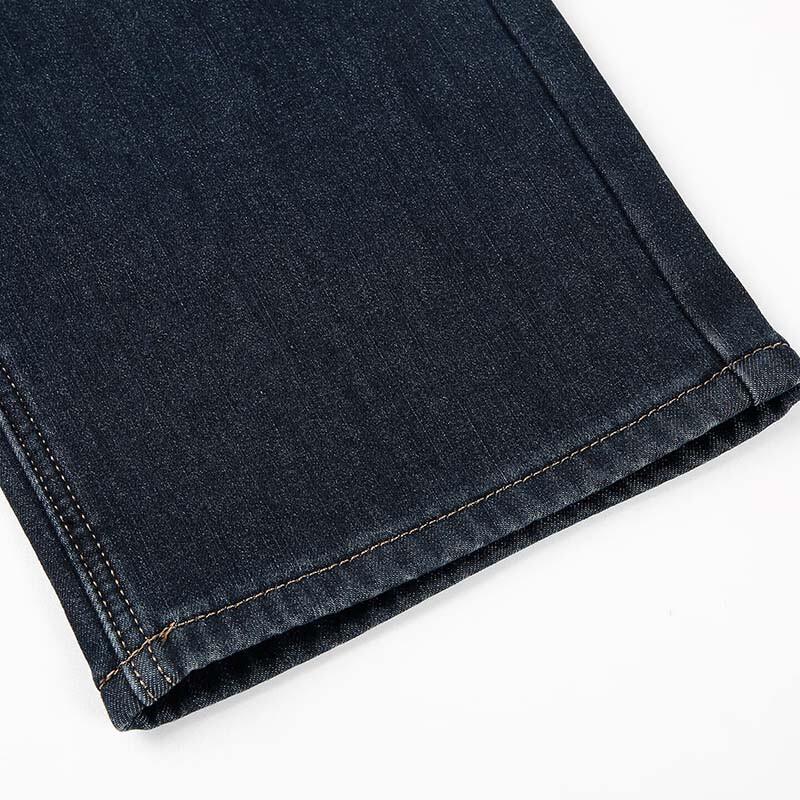 TRiES Men's Thickened Straight-Leg Denim Jeans