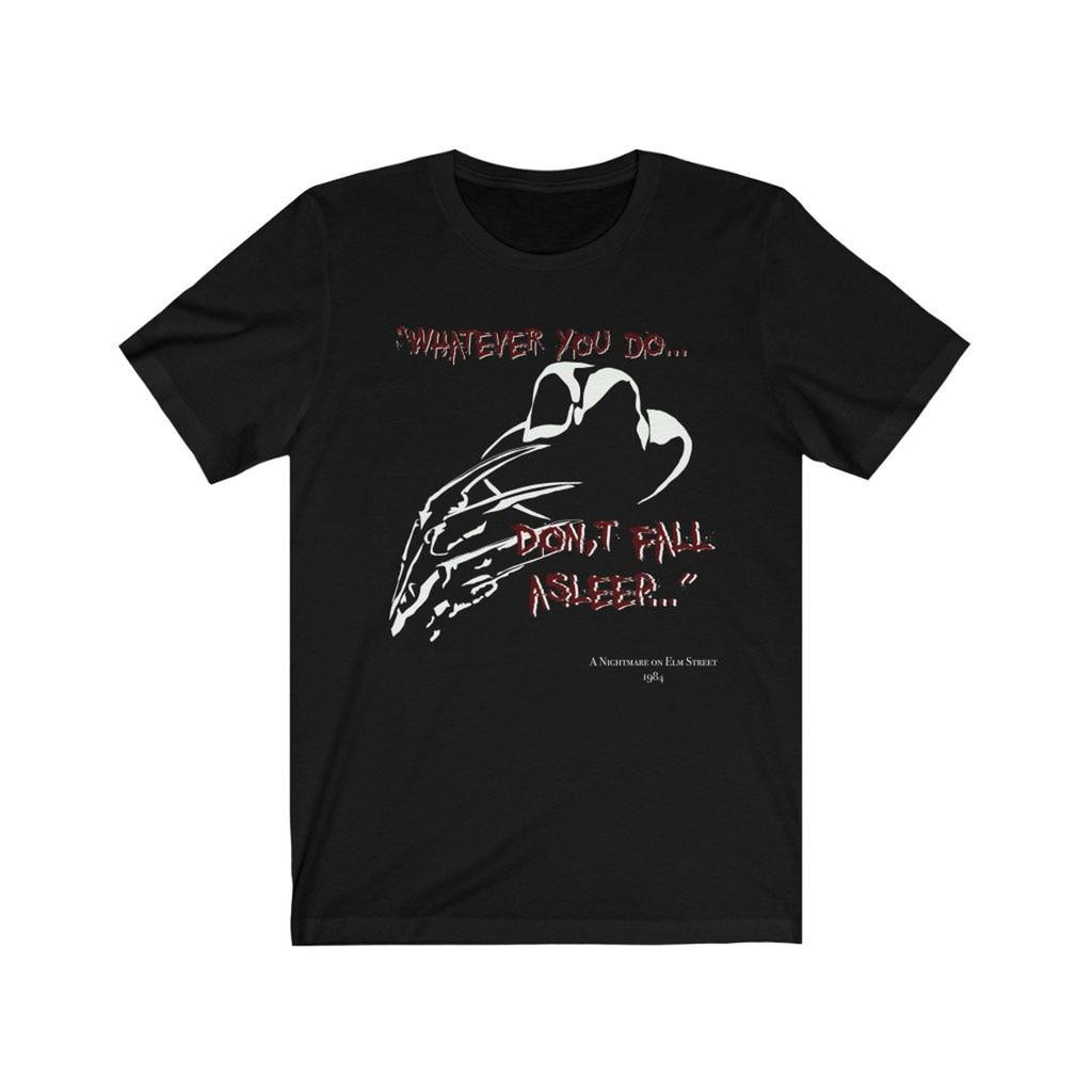A Nightmare on Elm Street movie Quote with Freddy Kruger Unisex Jersey Short Sleeve Tee, Halloween shirt, Halloween T-Shirt, Halloween tee