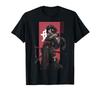 Japanese Art Anime Demon Samurai Girl Sword T-Shirt