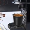 Двустенная кофейная кружка из нержавеющей стали Матовая черная Эспрессо-чашки Питье эспрессо