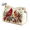 Sparkling Desktop Organizer DIY Christmas Diamond Rhinestone PU Box Art Tissue Leather Napkin Decorative Dispenser Holder Rectangular Storage