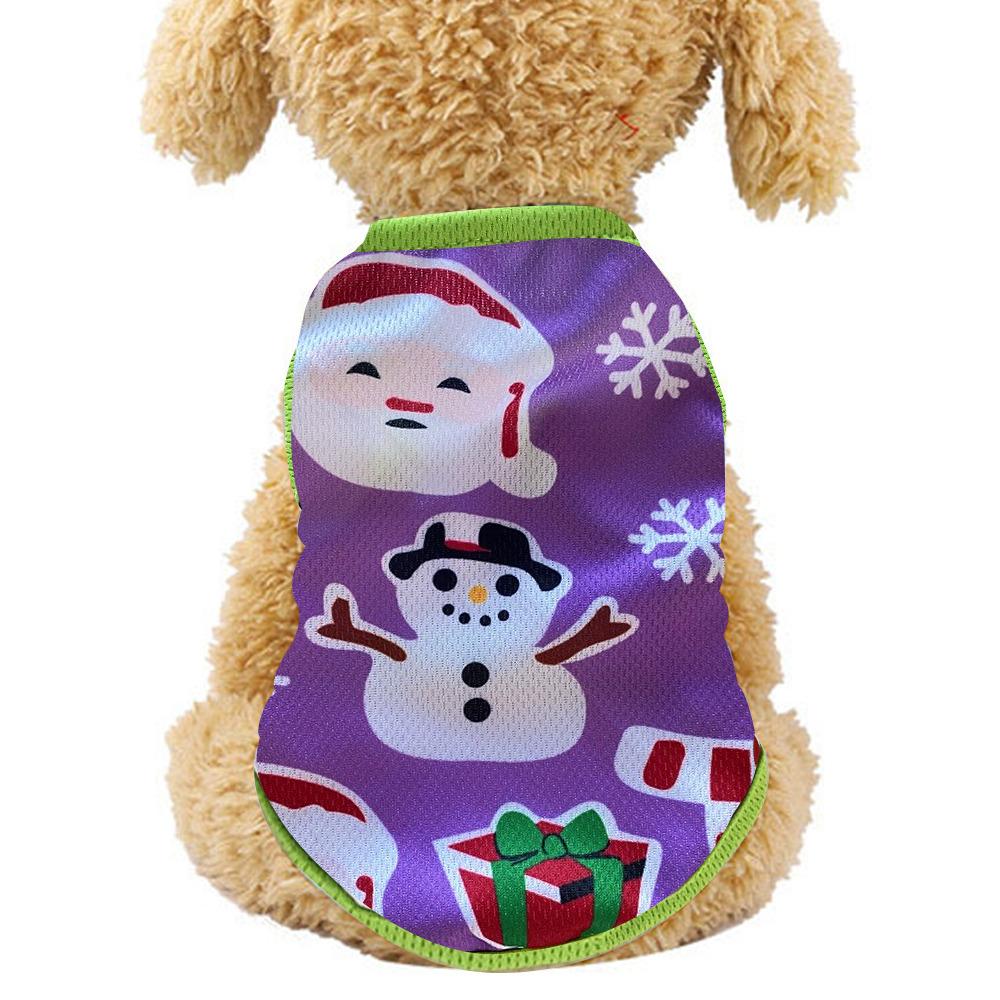 Christmas Dog Clothes Cotton Pet Clothing Hoodies For Small Dogs Cats Vest Shirt Puppy Dog Costume Kitten Outfit Dogs Gift