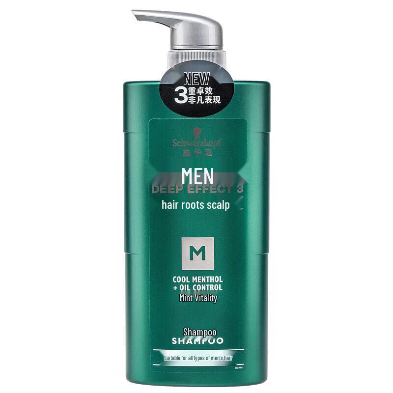 Schwarzkopf Мужской шампунь «Мятная бодрость»