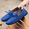 FashionLuxury Men Loafers Soft Moccasins Summer Shoes High Quality Mens Shoes Genuine Leather Suede Casual Driving Flats Big Size 38-49