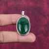 Aventhurine Google Krna 925 Solid Sterling Silver Pendant, Handmade Gemstone Pendant , Gift For Mom Antique Jewelry