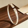 925 Sterling Silver New Chinese Style Butterfly Flower Sweet Frosted Bracelet for Women  Jewelry Gift Dropship