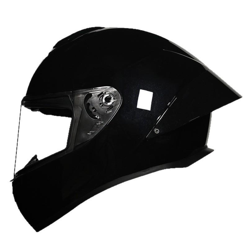 Full Face Motorcycle Helmet With Single Visor Large Rear Wing Bluetooth Slot All Season Use Men Women
