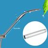 4inch Stainless Steel Extension Tube Pipe Handheld Bathroom Shower Head Extender