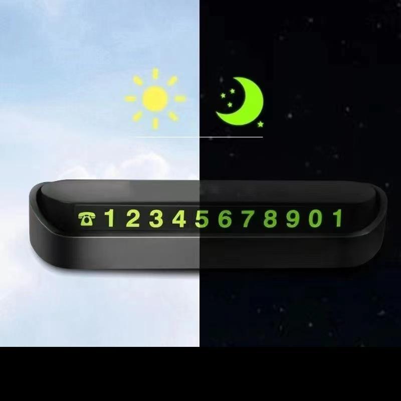 Карта временной парковки автомобиля, номер телефона, табличка для карты, номер телефона, остановка парковки, автомобильные аксессуары, Стайлинг автомобиля 13x2,6 см