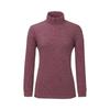  Женская футболка Mountia S Polen KniT Half Zip с принтом темно-фиолетового цвета