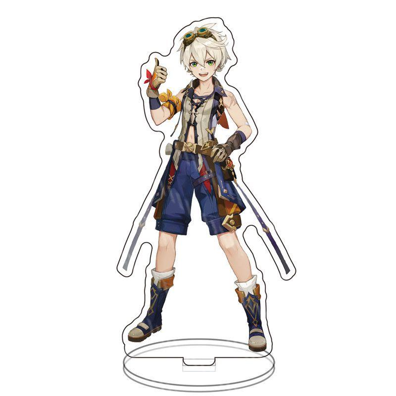 Genshin Impact Барбатос Кэцин Барбара Хутао Акриловая подставка для фигурки Идеально для декора