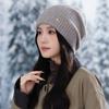 Autumn and Winter Plush Wool Hat Women's Warm Knitted Hat Thickened Stack Hat Headgear New