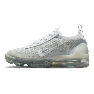 Air VaporMax 2021 Flyknit White Pure Platinum Женские кроссовки металлик-серебристый DC4112-100