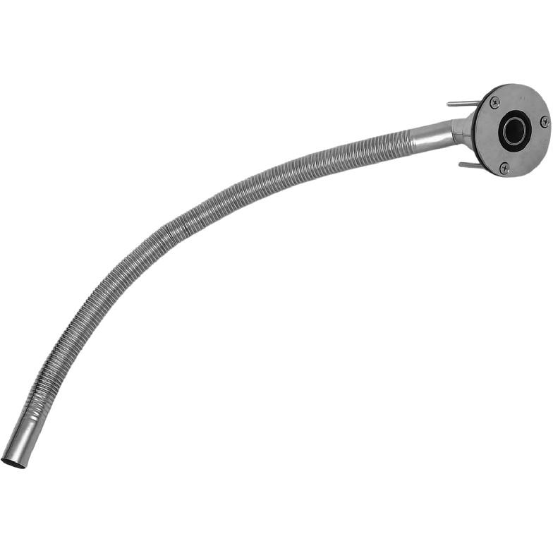Stainless Steel 316 thru hull exhaust kit, Thru Hull Exhaust fitting 24mm Tube Pipe + 24'' Exhaust Pipe Parking Air Heater 1 Inch/25mm Inner Fitting